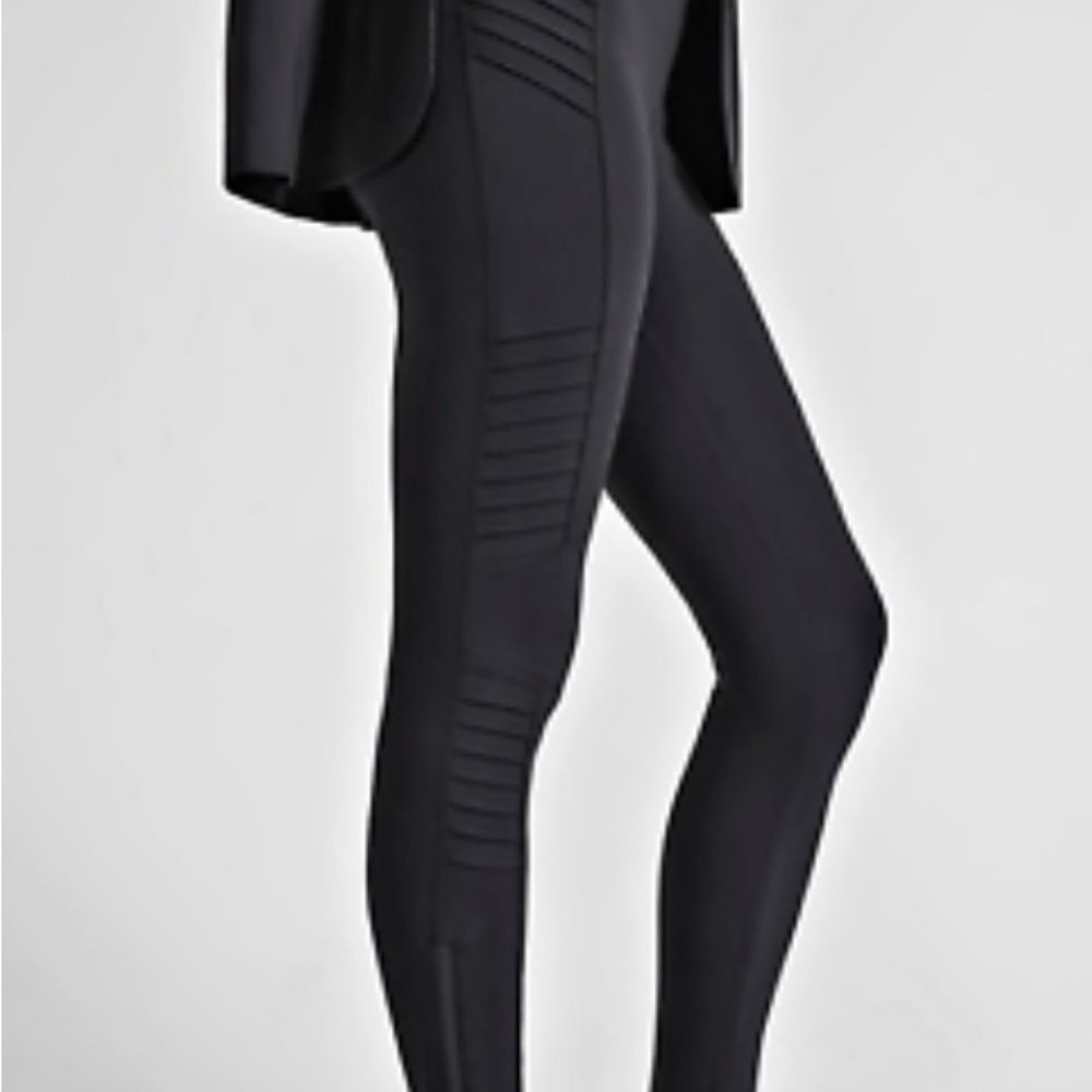 Athleta Delancey Moto Black Leggings